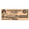 Image 1 : 1800's $3 The Bank of New England Obsolete Note