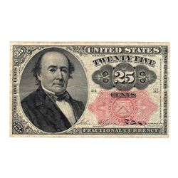 1874 Twenty-Five Cent Fifth Issue Fractional