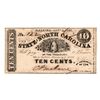 Image 1 : 1863 10 Cents The State of North Carolina Fractional Note