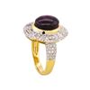 Image 3 : 14KT Yellow Gold 7.34ct Unheated Star Ruby and Diamond Ring