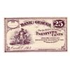 Image 1 : 1863 Twenty-Five Cents Bank of Geauga Bank Fractional