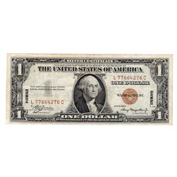 1935A $1 Hawaii Silver Certificate