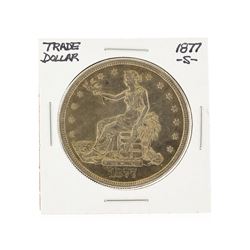 1877-S $1 U.S. Trade Silver Dollar