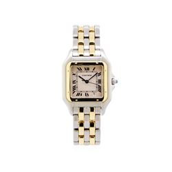 Jumbo Two-Tone Cartier Panthere Automatic Watch