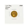 Image 1 : 1928 $2 1/2 Indian Head Quarter Eagle Gold Coin