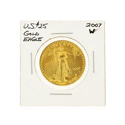 2007-W $25 American Eagle 1/2 oz. Gold Coin