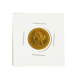 1893 $5 Liberty Head Half Eagle Gold Coin