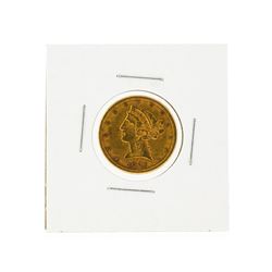 1881 $5 Liberty Head Half Eagle Gold Coin