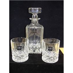 New Royal Doulton Crystal Whiskey Set