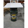 Image 1 : Oil & Gas Cream Can Table
