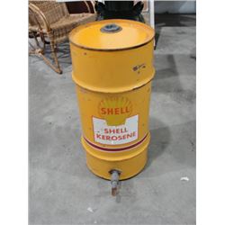Shell Kerosene Drum w/Spigot