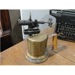 Vintage Brass Gasoline Blow Torch