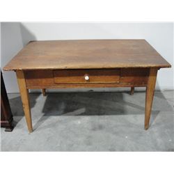 C.1850's Pine Kitchen Table from Waterloo County, Ont.