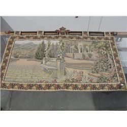 Vintage Tapestry on Rod