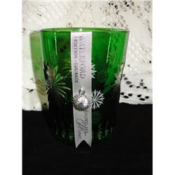 New w/Box Waterford Crystal Emerald Cut to Clear Tumbler