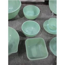 Fire King Jadite 3 small bowls