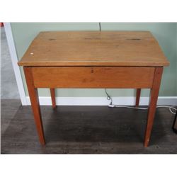 C.1850's Pine Drafting Desk from Waterloo County, Ont.