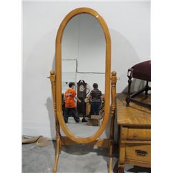 Oak Cheval Mirror