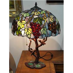 Lead Glass Tiffany Style Table Lamp