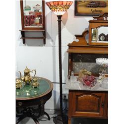Lead Glass Tiffany Style Floor Lamp