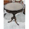 Image 1 : Carved Walnut Piecrust Table w/Pawfeet