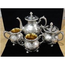 4 pc Silverplate Teaset