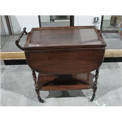 Walnut Tea Trolley