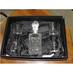 Vintage NIB Mercedes Crystal Whiskey Set