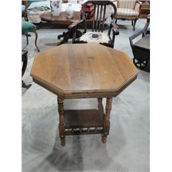 Walnut Octangular Occasional Table