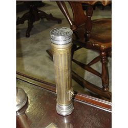 9.5" Vintage Brass Eveready Flashlight