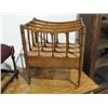 Image 1 : Antique Walnut Magazine Rack
