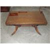 Image 1 : Mahogany Duncan Phyffe Coffee Table w/Glass Top