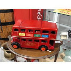 Wood Twinings Tea Caddy Bus