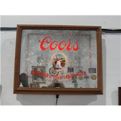 Vintage Coors Light Up Bar Sign