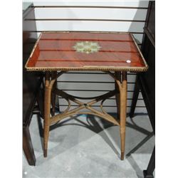 Art Deco Wicker Occasional Table