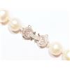 Image 2 : #2-STERLING SILVER PEARL NECKLACE WITH COA