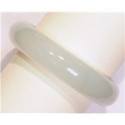 #3-GENUINE LIGHT GREEN JADE BANGLE