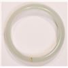 Image 2 : #3-GENUINE LIGHT GREEN JADE BANGLE