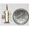 Image 2 : #4-10K YELLOW GOLD "#1 MOM" PENDANT (0.54G)