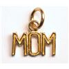 Image 1 : #18-10K YELLOW GOLD "MOM" PENDANT (0.48G)