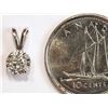 Image 2 : #31-14K WHITE GOLD DIAMOND PENDANT W/ COA