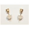Image 2 : #14-14K GOLD DIAMOND(0.44CT) EARRINGS W/COA