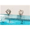 Image 3 : #14-14K GOLD DIAMOND(0.44CT) EARRINGS W/COA