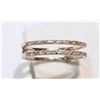 Image 4 : #17-10K GOLD DIAMOND(0.22CT) RING SET W/COA
