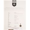 Image 3 : #25-14K GOLD SAPPHIRE DIAMONDS PENDANT W/COA