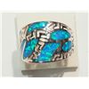 Image 1 : #30-ST.SILVER OPALITE RING
