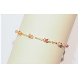 #41-14K GOLD MULTI-COLOURED SAPPHIRE(7.50CT)