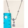 Image 2 : #45-10K GOLD TANZANITE NECKLACE W/COA