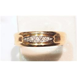 #46-10K GOLD DIAMOND RING