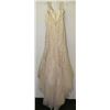 Image 2 : FULL LACE COVERED CHAMPAGNE WEDDING GOWN WITH